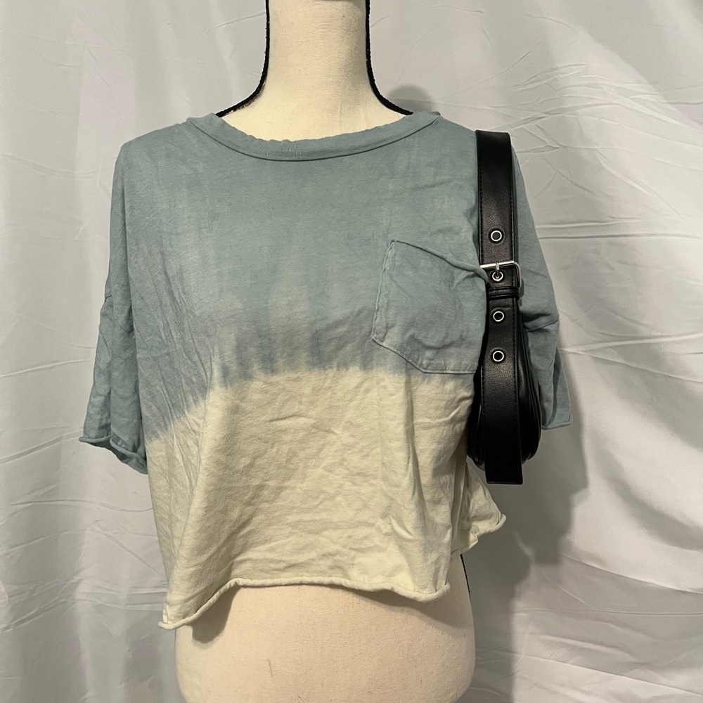 Abound Green Relaxed Crop Short Sleeve T-Shirt